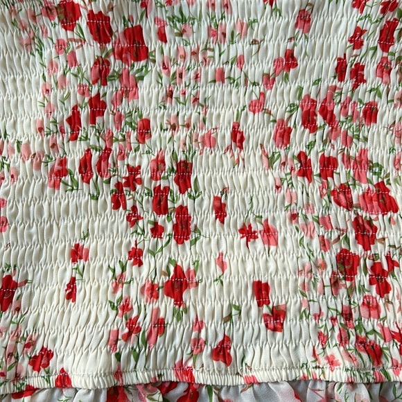 Sugarlips Pleated Floral Tank Top Size XS - Picture 6 of 6